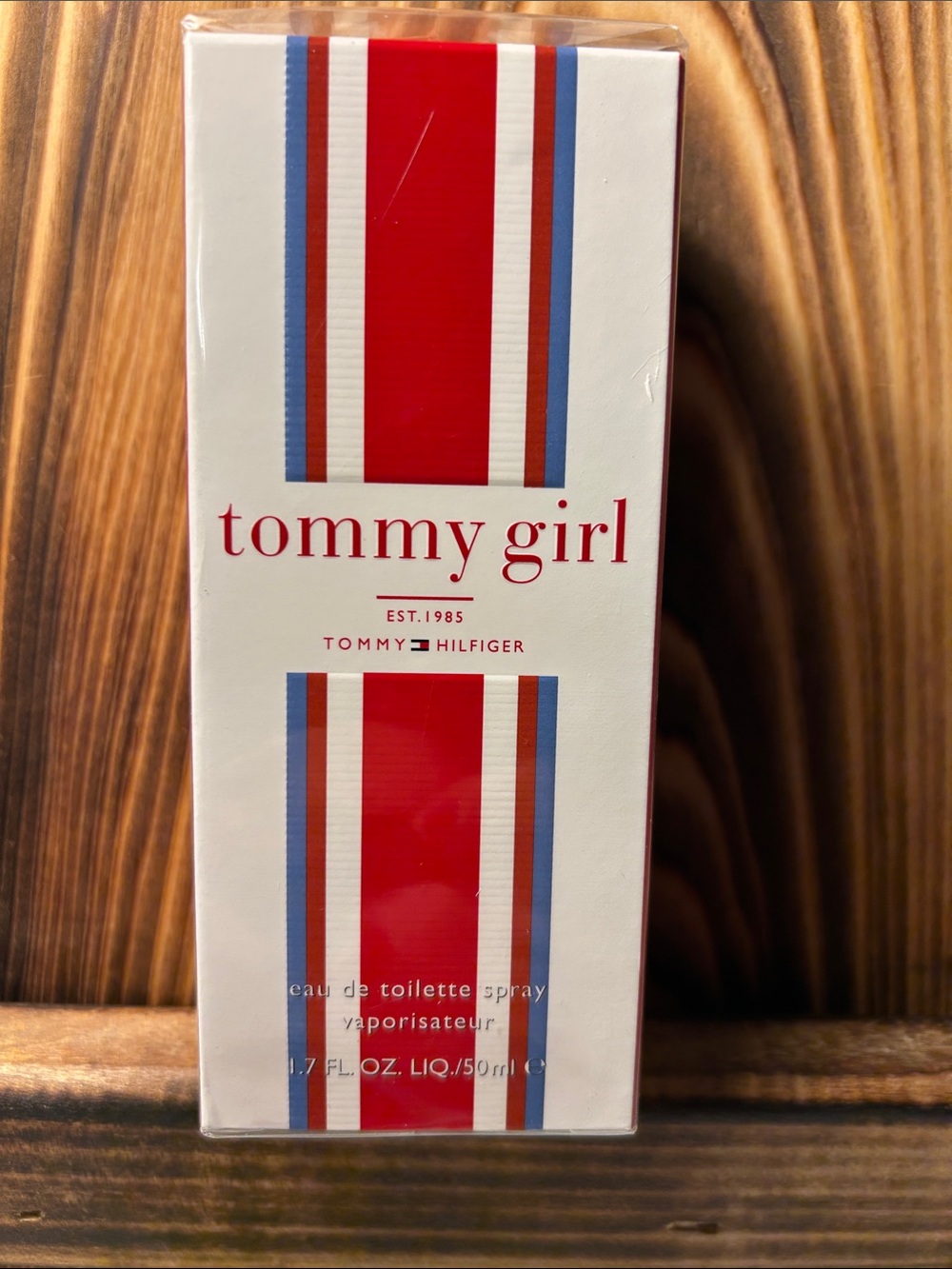 Tommy Hilfiger Tommy Girl White Box with Red and Blue Stripes